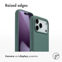 Accezz Liquid Silicone Back Cover with MagSafe Apple iPhone 17 Pro Max - Dark Green