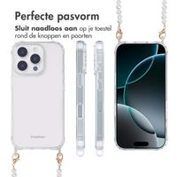 imoshion Backcover met koord + armband iPhone 16 Pro - Parels