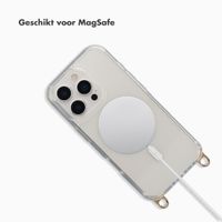 Selencia Rivièra MagSafe Backcover met afneembare haakjes Apple iPhone 16 Pro - Transparant