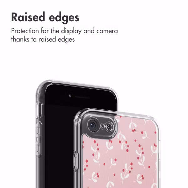 imoshion Design hoesje Apple iPhone SE (2022 / 2020) / 8 / 7 - Berries Blush