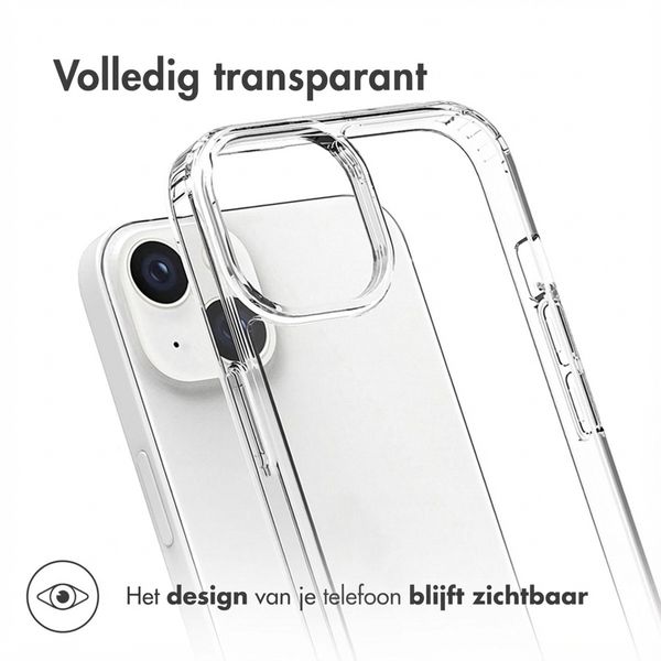 Accezz Xtreme Impact Backcover Apple iPhone 14 - Transparant