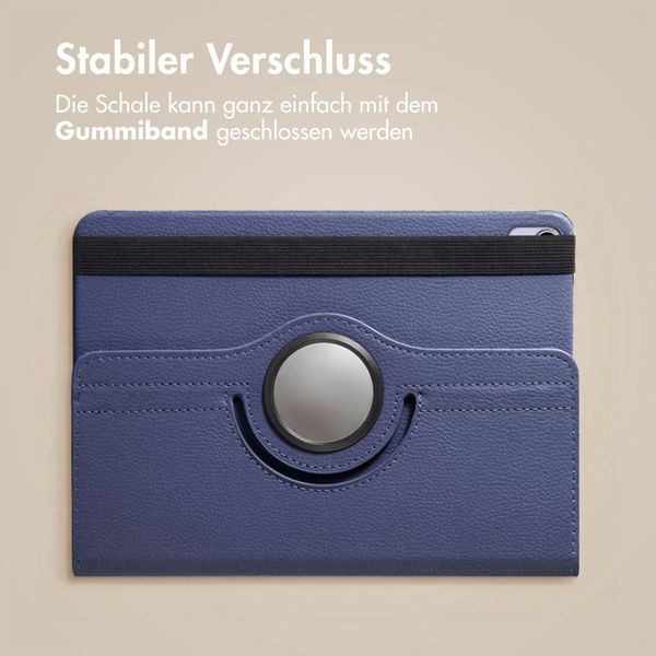 imoshion 360° draaibare Bookcase Apple iPad Mini 7 (2024) / iPad Mini 6 (2021) - Donkerblauw