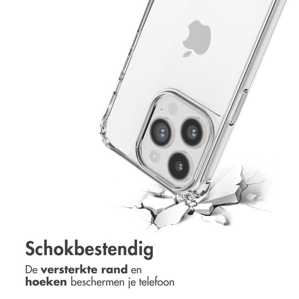 imoshion Backcover met koord + armband iPhone 14 Pro - Parels