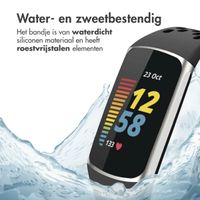 imoshion Siliconen sport bandje met gaatjes Fitbit Charge 5 / Charge 6 - Zwart