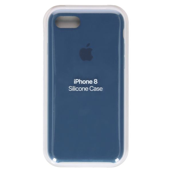 Apple Silicone Backcover Apple iPhone SE (2022 / 2020) / 8 / 7 - Blue Cobalt