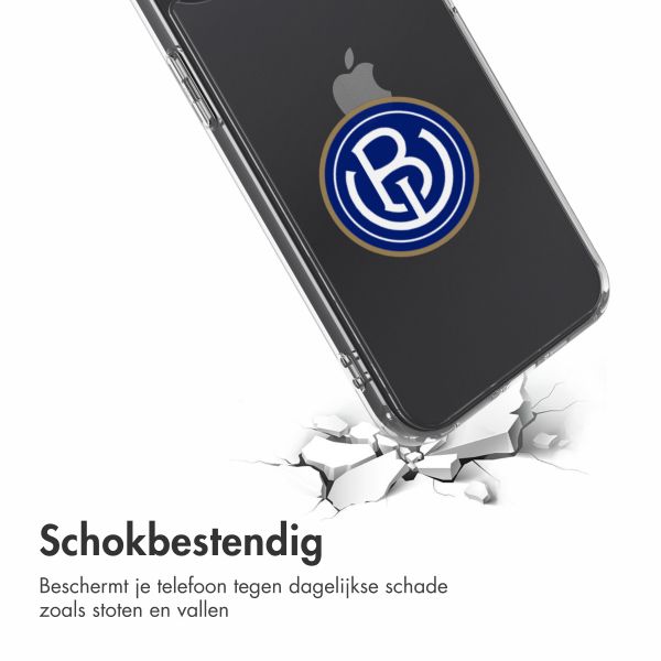 Clear Backcover Apple iPhone 14 - ASV Blauw-Wit