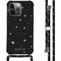 imoshion Design hoesje met koord Apple iPhone 13 Pro Max - Stars Gold