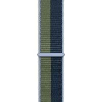 Apple Sport Loop band Apple Watch Series 1 t/m 9 / SE (38/40/41 mm) | Series 10 / 11 (42 mm) - Abyss Blue/Moss Green