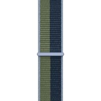 Apple Sport Loop Band Apple Watch Series 1 t/m 9 / SE (38/40/41 mm) | Series 10 (42 mm) - Abyss Blue/Moss Green