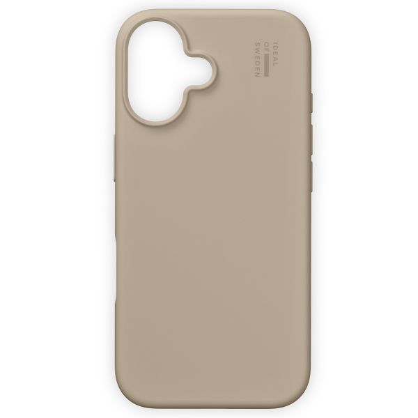 iDeal of Sweden Silicone Case iPhone 16 Plus - Beige