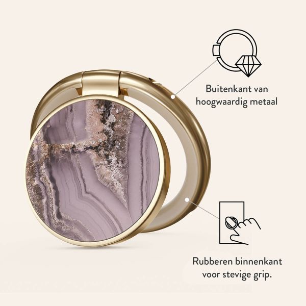 Burga Ringholder Gold - Telefoonring - Golden Taupe