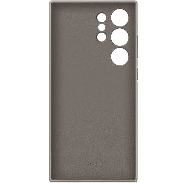 Samsung Originele Vegan Leather Case Galaxy S24 Ultra - Taupe