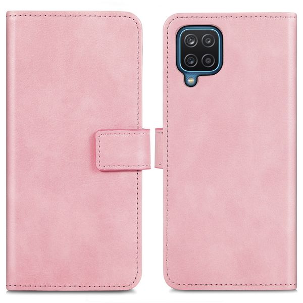 imoshion Luxe Bookcase Samsung Galaxy A12 - Roze