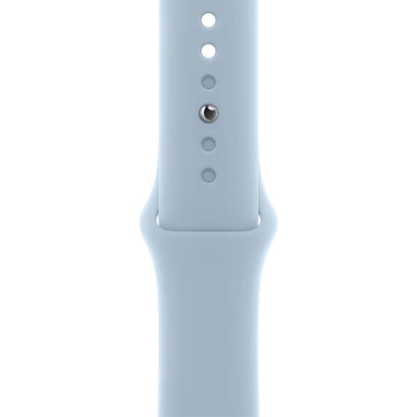Apple Sport Band Apple Watch Series 1 t/m 9 / SE (38/40/41 mm) | Series 10 / 11 (42 mm) - Maat M/L - Light Blue