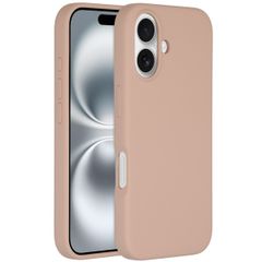 Accezz Liquid Silicone Back Cover with MagSafe Apple iPhone 16 - Pink