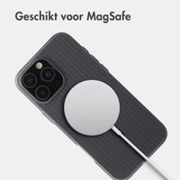 Accezz Lite Backcover met MagSafe | Fluted | Apple iPhone 16 Pro - Grijs