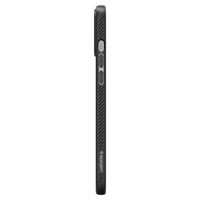 Spigen Liquid Air Backcover iPhone 12 Pro Max - Zwart