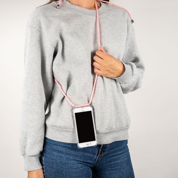 imoshion Transparante Backcover met koord Samsung Galaxy A50 / A30s - Roze