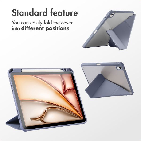 imoshion Origami Bookcase Apple iPad 11 (2025) 11 inch A16 / iPad 10 (2022) 10.9 inch - Lavender