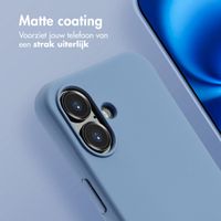 imoshion Color Backcover met afneembaar koord MagSafe Apple iPhone 16 - Ash Blue