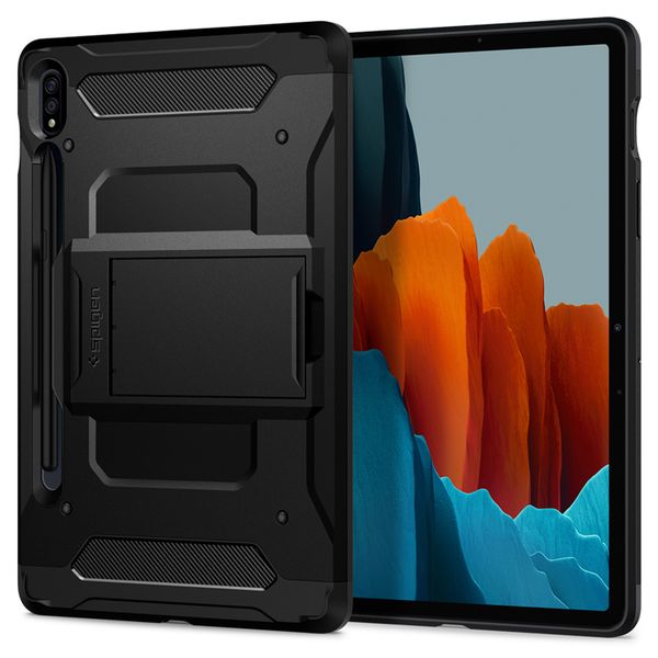 Spigen Tough Armor Pro Backcover Samsung Galaxy Tab S8 / S7 - Zwart