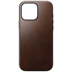 Nomad Modern Horween Leather Case iPhone 16 Pro Max - Rustic Brown