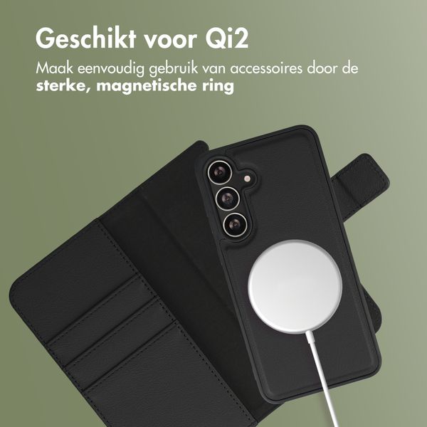 imoshion Uitneembare 2-in-1 Luxe Bookcase Samsung Galaxy S24 FE - Zwart