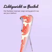 Hoesje met eigen foto en/of tekst Apple iPhone 16 Pro Max - Bloemen