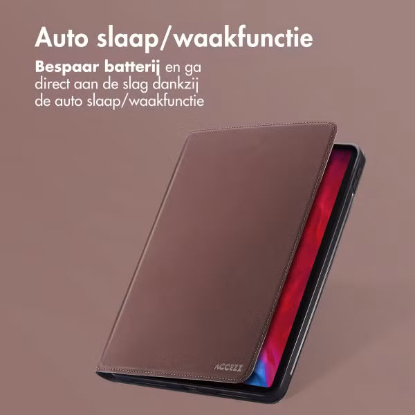 Accezz Classic Tablet Case Apple iPad Pro 12.9 (2022) / Pro 12.9 (2021) / Pro 12.9 (2020) - Bruin