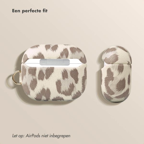 Selencia Sabi Case Apple AirPods 3 - Panterprint - Soft Ivory