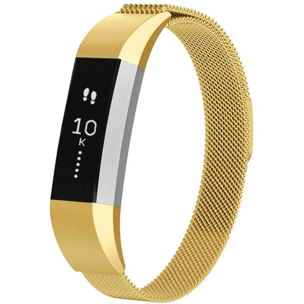 imoshion Milanees magnetisch bandje Fitbit Alta (HR) - Maat S - Goud