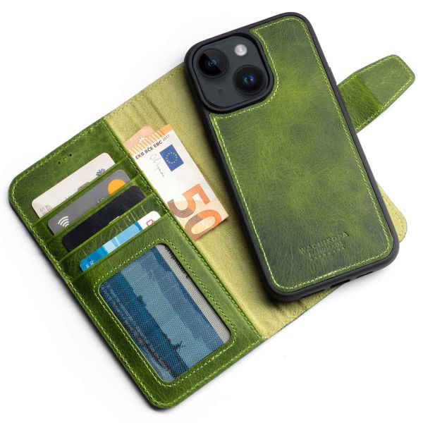 Wachikopa Magic Bookcase 2-in-1 iPhone 14 - Forest Green