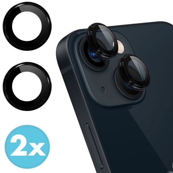 imoshion 2 Pack Camera lens protector Apple iPhone 14 / 14 Plus - Zwart