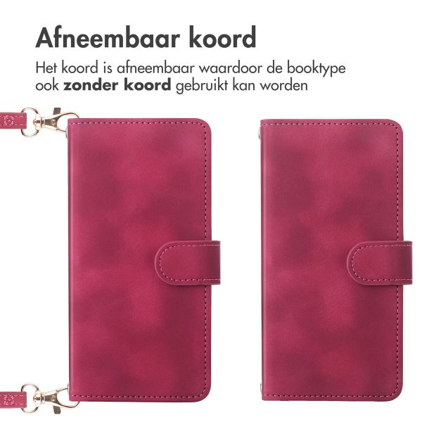 imoshion Bookcase met koord Samsung Galaxy S25 FE - Rood