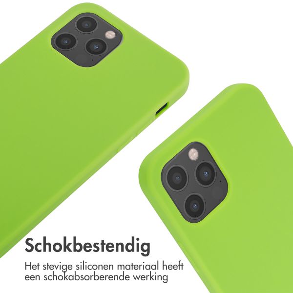 imoshion Siliconen hoesje met koord Apple iPhone 12 (Pro) - Fluor Groen
