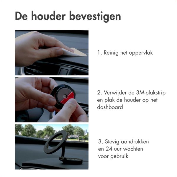 imoshion Telefoonhouder auto met MagSafe - Dashboard - Zwart