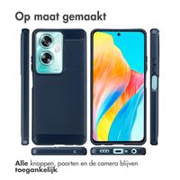 imoshion Brushed Backcover Oppo A79 - Donkerblauw