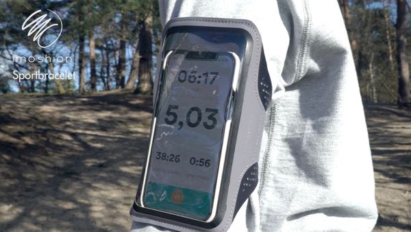 imoshion Premium Fit - Telefoonhouder hardlopen - Size XL - Oranje