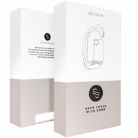 Selencia Siliconen hoesje met afneembaar koord Apple iPhone 13 Pro Max - Donkerblauw