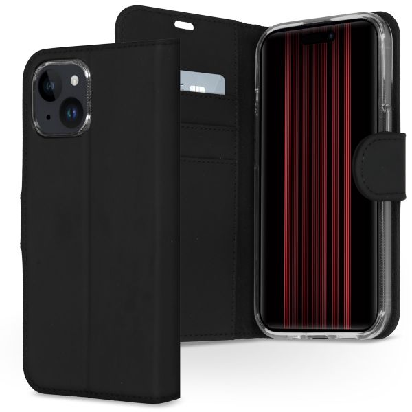 Accezz Wallet Softcase Bookcase iPhone 15 - Zwart