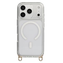 Selencia Rivièra MagSafe Backcover met afneembare haakjes Apple iPhone 18 Pro Max / 17 Pro Max - Transparant