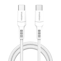 imoshion Braided USB-C naar USB-C kabel - 2 meter - Wit