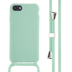 imoshion Siliconen hoesje met koord Apple iPhone SE (2022 / 2020) / 8 / 7 - Mintgroen