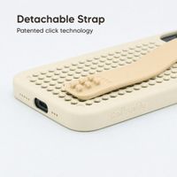 Callbuddy Hoesje met Strap Apple iPhone 17e / 16e / 15 / 14 / 13 - Sand Glow