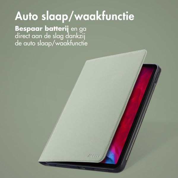 Accezz Classic Tablet Case Apple iPad Pro 12.9 (2022) / Pro 12.9 (2021) / Pro 12.9 (2020) - Groen