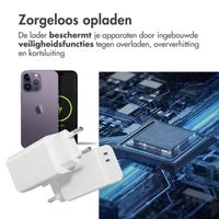 imoshion Wall Charger 35 Watt | Met 2 USB-C poorten - Wit