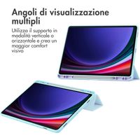 imoshion Trifold Hardcase Bookcase Samsung Galaxy Tab S9 11.0 inch - Lichtblauw