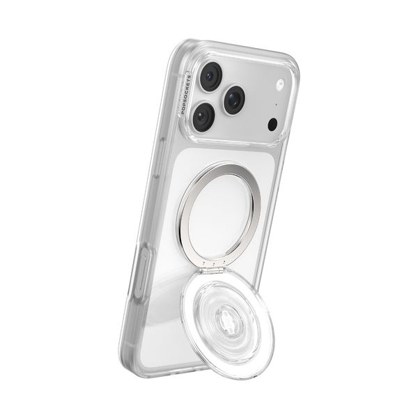 PopSockets PopGrip MagSafe Kick-Out & Stand - Clear