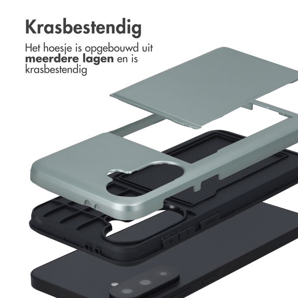 imoshion Backcover met pasjeshouder Samsung Galaxy A37 (5G) - Groen