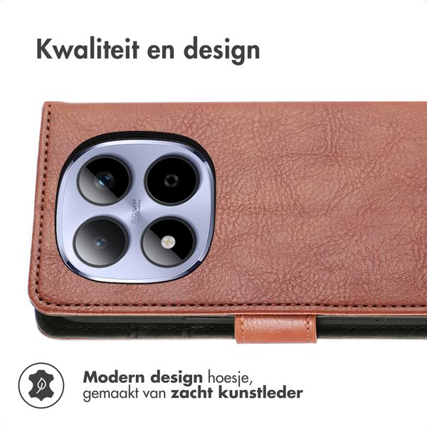 imoshion Luxe Bookcase Xiaomi Redmi Note 15 Pro (4G) - Bruin